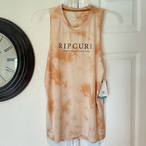 Rip curl sleeveless tank. Vaporcool. Tie die. Muscle tee.